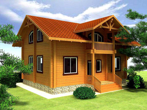 деревянные дома из профилированного бруса